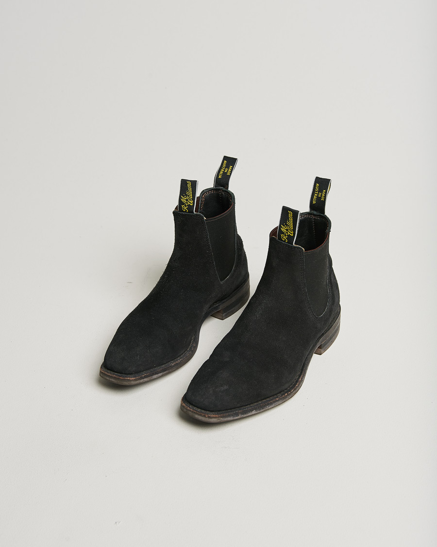 Herren | Pre-owned Schuhe | Pre-owned | R.M.Williams Craftsman G Boot Black Suede UK6,5 - EU40