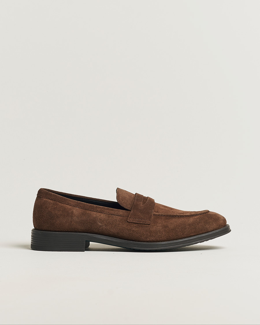 Herren | Paul Smith Pierce Suede Loafer Dark Brown UK8 - EU42 | Pre-owned | Paul Smith Pierce Suede Loafer Dark Brown UK8 - EU42