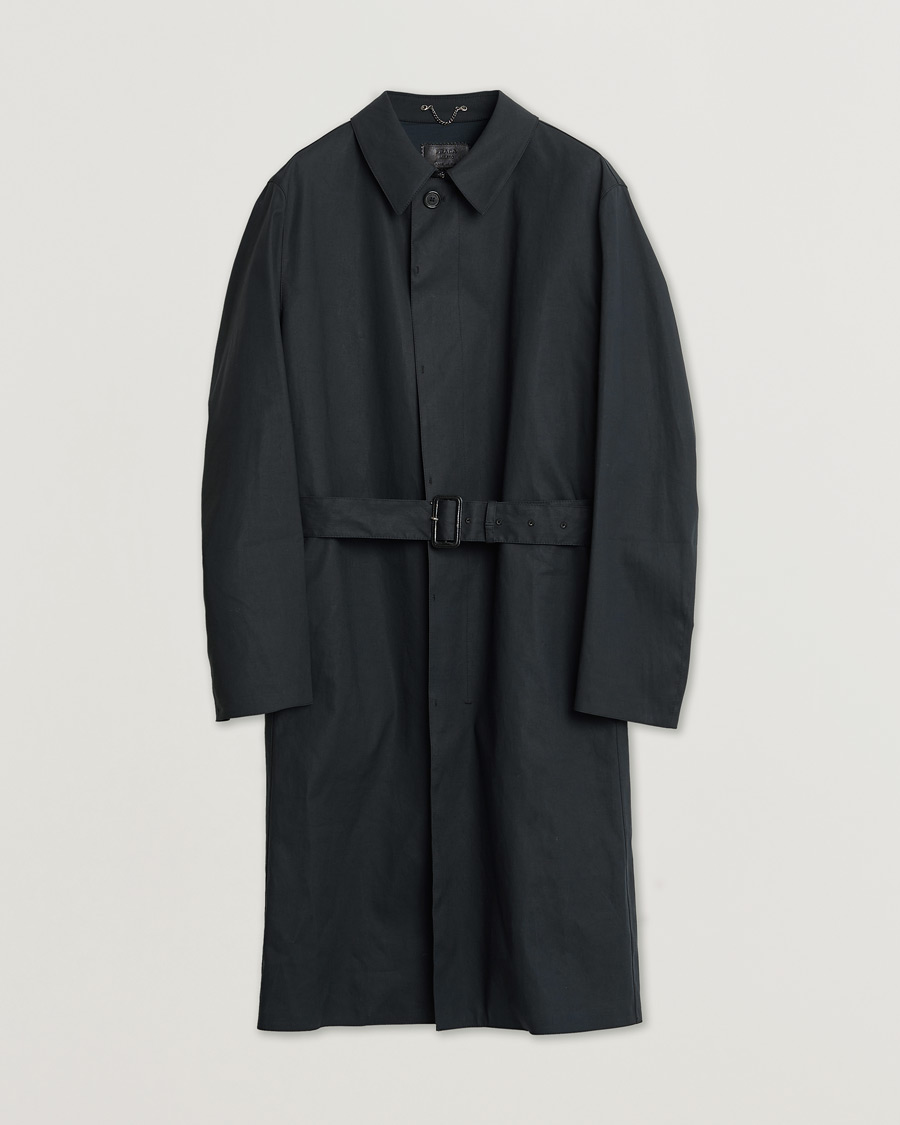 Herren | Prada Water Repellent Car Coat Dark Navy XL | Pre-owned | Prada Water Repellent Car Coat Dark Navy XL