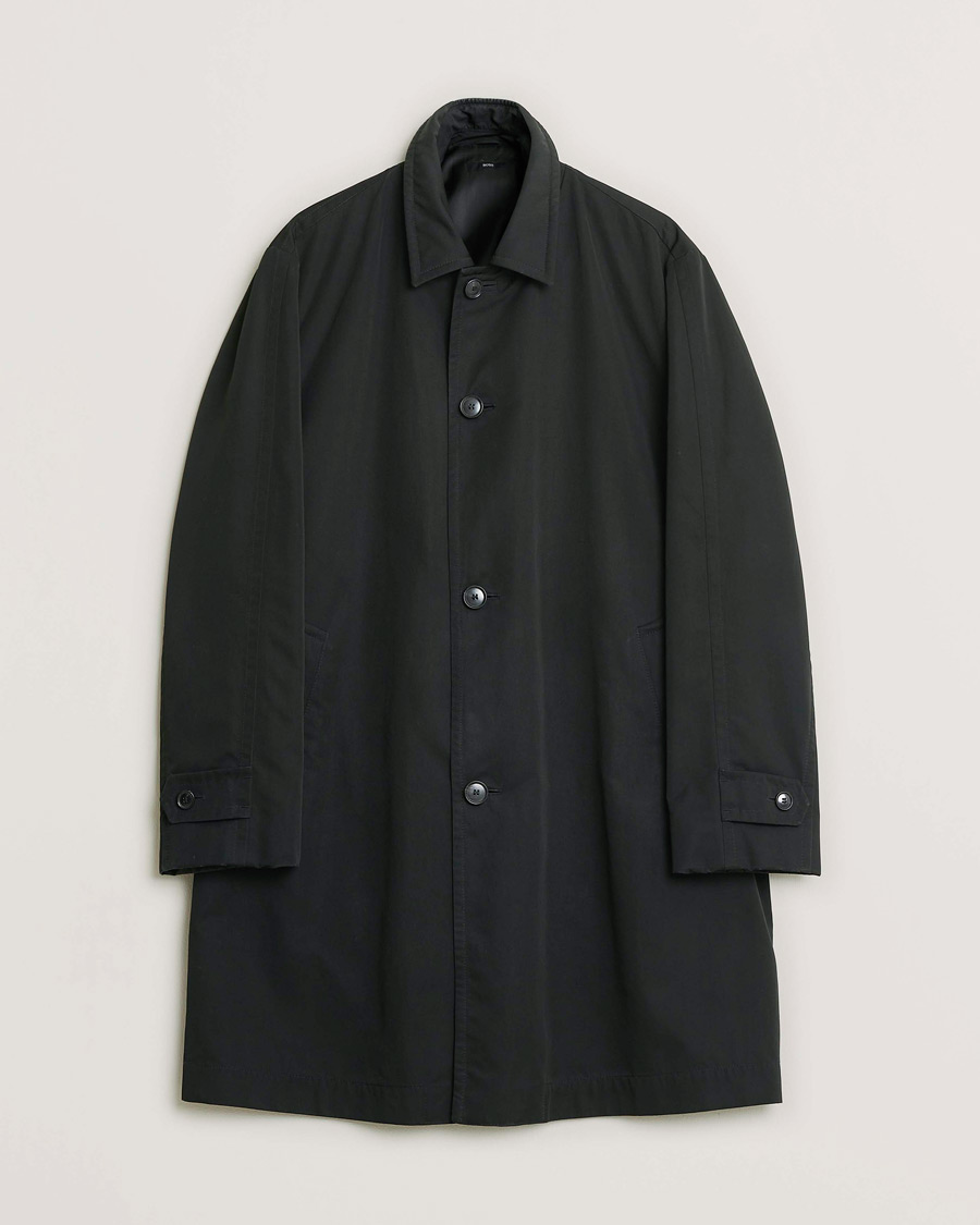 Herren | BOSS Car Coat Black 50 | Pre-owned | BOSS Car Coat Black 50