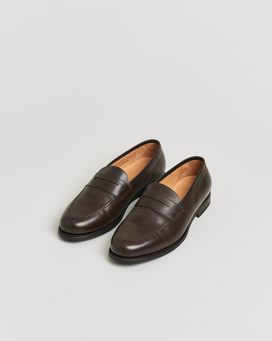Herren | Pre-owned Rahmengenähte Schuhe | Pre-owned | Myrqvist Stenhammar II Loafer Dark Brown Calf UK10,5 - EU44,5