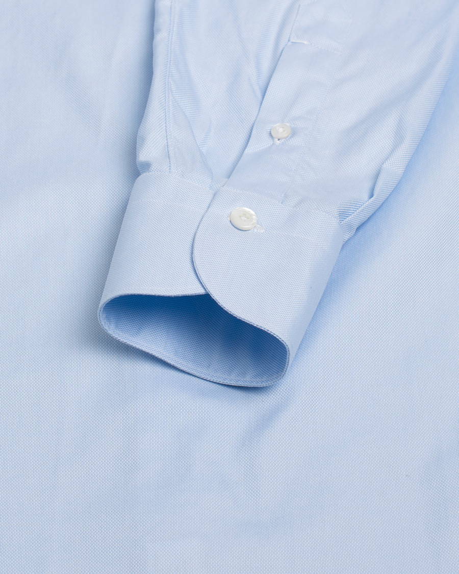 Herren | Hemden | Pre-owned | Finamore Napoli Milano Slim Royal Oxford Dress Shirt Light Blue
