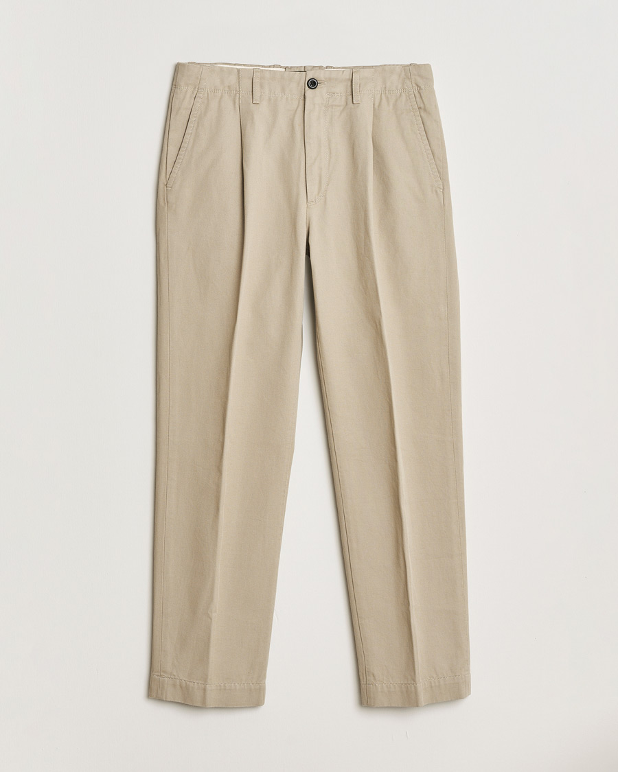 Herren | Pre-owned Hosen | Pre-owned | Incotex Regular Fit Uniform Cotton Slacks Beige W32