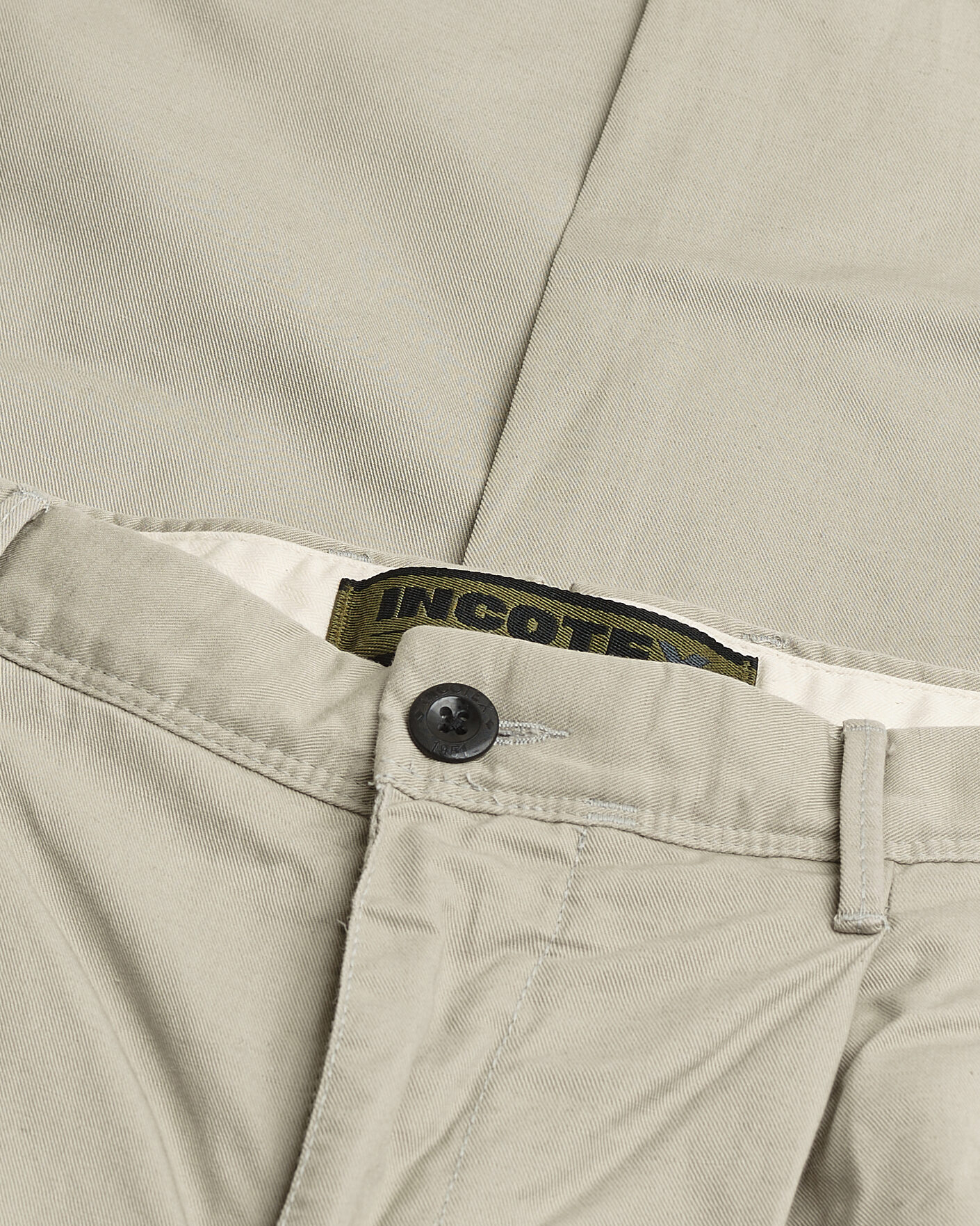Herren | Pre-owned Hosen | Pre-owned | Incotex Tapered Fit Pleated Linen Slacks Light Beige W33
