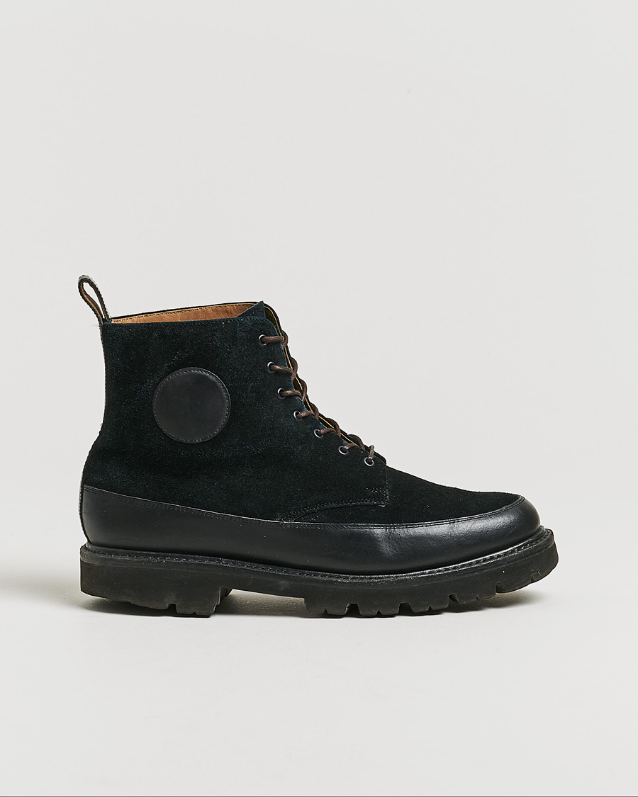 Herren | Pre-owned Schuhe | Pre-owned | Grenson Anton Suede Boot Black UK7 - EU41
