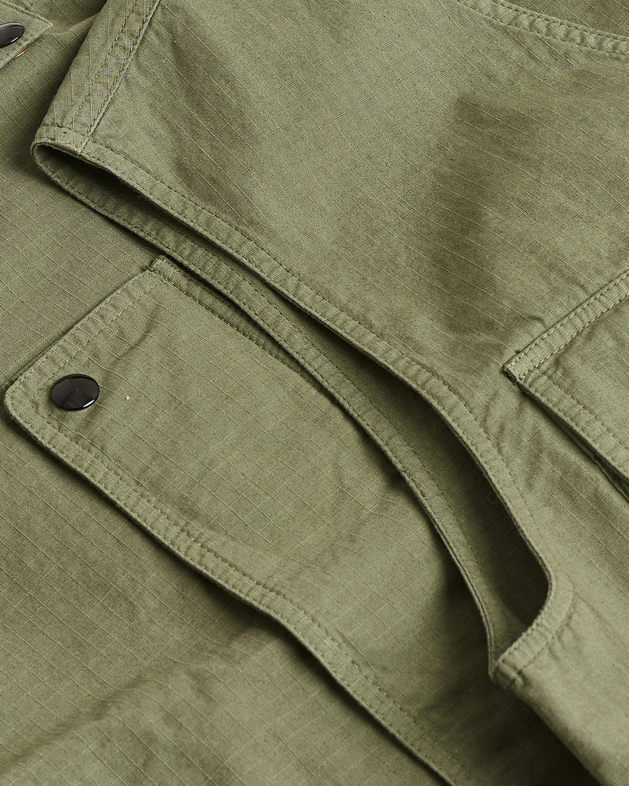 Herren | Pre-owned Jacken | Pre-owned | Drake's Ripstop Utility Cotton Vest Green UK36 - EU46