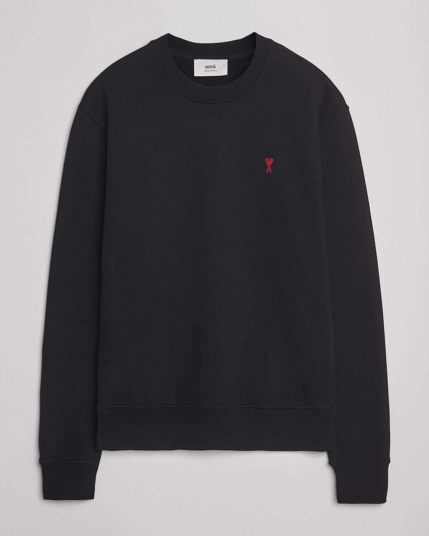 Herren | Pre-owned Pullover | Pre-owned | AMI Heart Logo Sweatshirt Black M