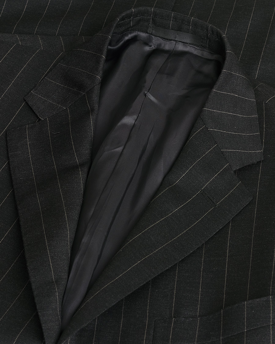 Herren | Pre-owned Anzüge | Pre-owned | Caruso Pinstripe Wool Suit Black 52