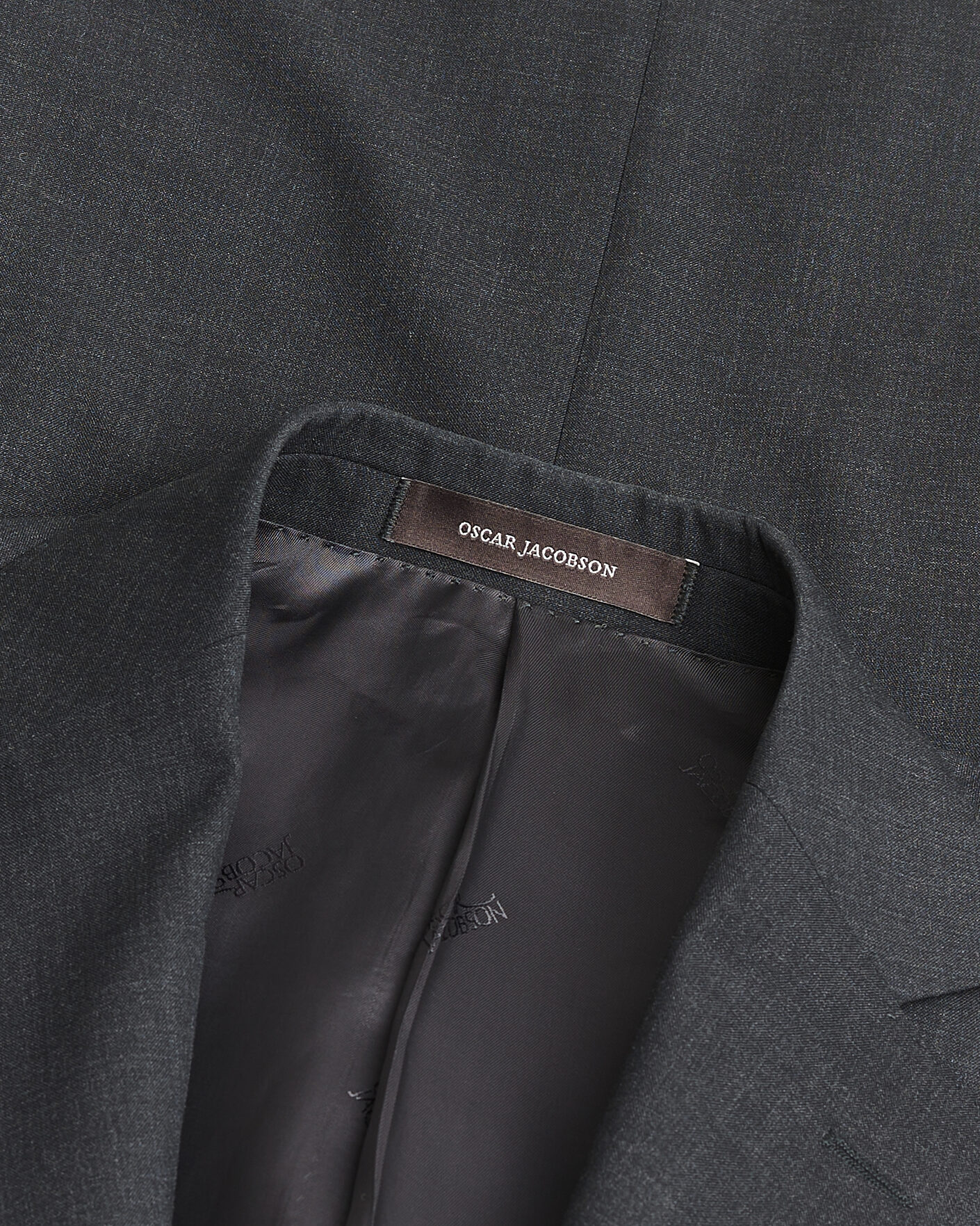 Herren | Pre-owned Anzüge | Pre-owned | Oscar Jacobson Ego Wool Suit Dark Grey 46