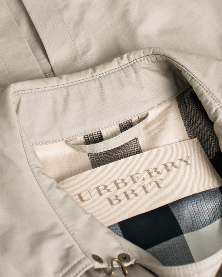 Herren | Burberry Brit Trenchcoat Beige M | Pre-owned | Burberry Brit Trenchcoat Beige M