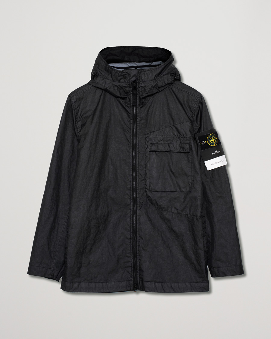 Herren | Stone Island Membrana 3L TC Jacket Black S | Pre-owned | Stone Island Membrana 3L TC Jacket Black S