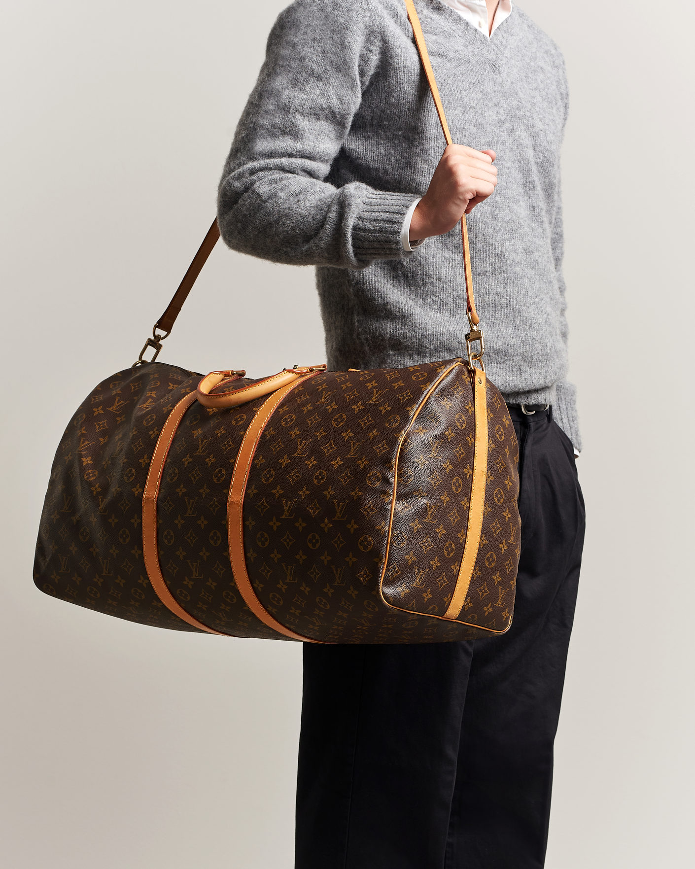 Herren | Pre-Owned & Vintage Bags | Louis Vuitton Pre-Owned | Keepall Bandouliére 60 Monogram